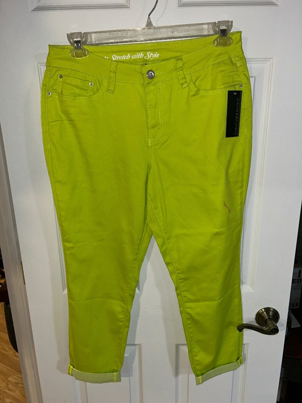 Women's Signature Studio pants, size 14